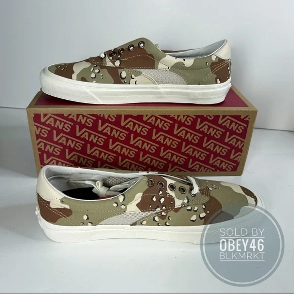 VANS Acer Mesh NI SP Skate Shoes Desert Camo - Picture 2 of 6